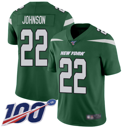 New York Jets Limited Green Youth Trumaine Johnson Home Jersey NFL Football #22 100th Season Vapor Untouchable->youth nfl jersey->Youth Jersey
